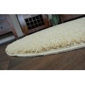 Kulatý koberec SHAGGY Hiza 5cm česnekový