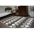 Kusový koberec ACRYLOVY YAZZ 3766 tmavě béžový / losos trellis