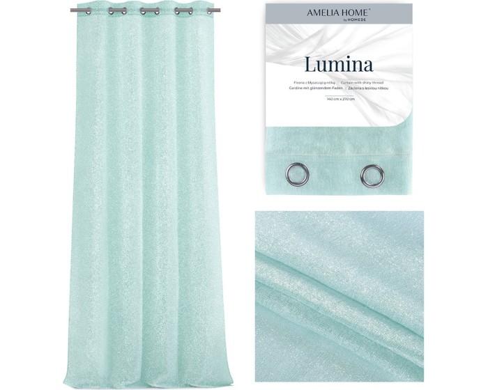 Záclona AmeliaHome Lumina I mátová