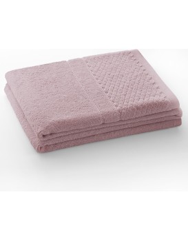 Ručník RUBRUM klasický styl 30x50 cm pudrově růžový