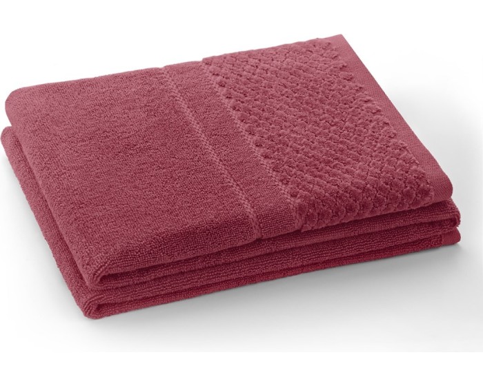 Ručník RUBRUM klasický styl 30x50 cm růžový