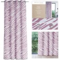 Závěs AmeliaHome Fun s průchodkami 140x250 fialový/bílý