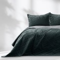 Přehoz na postel AmeliaHome Laila tmavě modrý/stříbrný