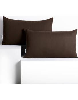 Povlaky na polštáře Decoking Terro 50x60 hnědé - 2 kusy