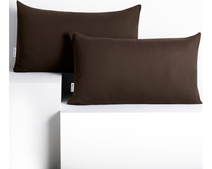 Povlaky na polštáře Decoking Terro 50x60 hnědé - 2 kusy