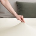 Bavlněné jersey prostěradlo s gumou DecoKing Amber ecru