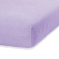 Froté prostěradlo s gumou AmeliaHome Ruby lila