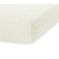 Froté prostěradlo s gumou Amelia Home Ruby ecru
