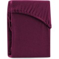 Froté prostěradlo s gumou AmeliaHome Ruby višňová