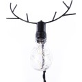 Vánoční stolní LED lampa na baterie REINDEER INDUSTRIAL černá