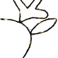 LED Světelná dekorace Reindeer černá