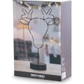 LED Světelná dekorace Reindeer černá