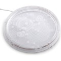Sada LED světelných ozdob na okno WINTERY kruhová bílá