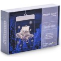 LED světelná ozdoba na okno JINGLE BELLS bílá