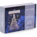 LED světelná ozdoba na okno CHRISTMAS TREE bílá