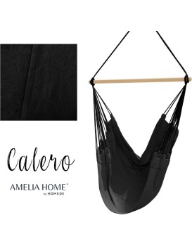 Závěsné houpací křeslo Calero černé