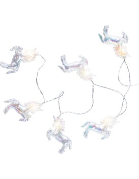 Světelný řetěz RAINBOWPONY transparentní