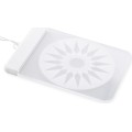 Sada LED světelných ozdob na okno MANDALA bílá