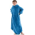 Dětská deka s rukávy DecoKing Lazy tmavě modrá