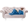 Dětská deka s rukávy DecoKing Lazy tmavě modrá