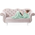 Dětská deka s rukávy DecoKing Lazy mátová