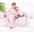 Dětská deka s rukávy DecoKing Lazy růžová