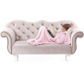 Dětská deka s rukávy DecoKing Lazy růžová