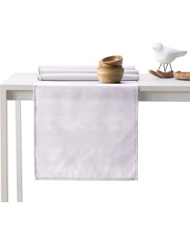 Sada ubrusu a běhounu na stůl AmeliaHome VESTA 115x250+35x250 cm šeříková