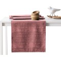 Sada ubrusu a běhounu na stůl AmeliaHome VESTA 115x300+35x300 cm růžová
