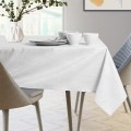 Sada ubrusu a běhounu na stůl AmeliaHome VESTA 115x250+35x250 cm bílá