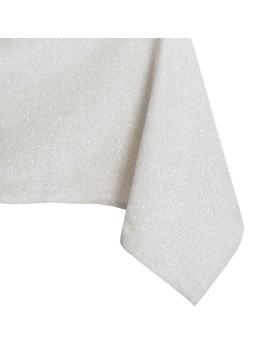 Sada ubrusu a běhounu na stůl DecoKing Sparkle krémová