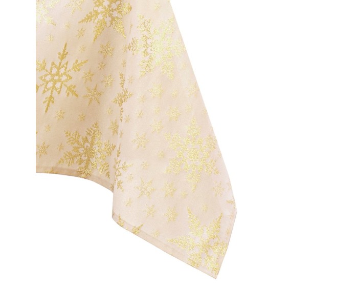 Ubrus AmeliaHome White Christmas zlatý