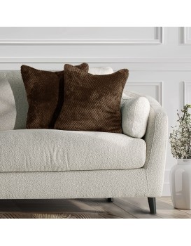 Povlaky na polštáře Decoking Xela hnědé 45x45 - 2 kusy