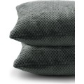 Povlaky na polštáře Decoking Xela tmavě šedé 45x45 - 2 kusy