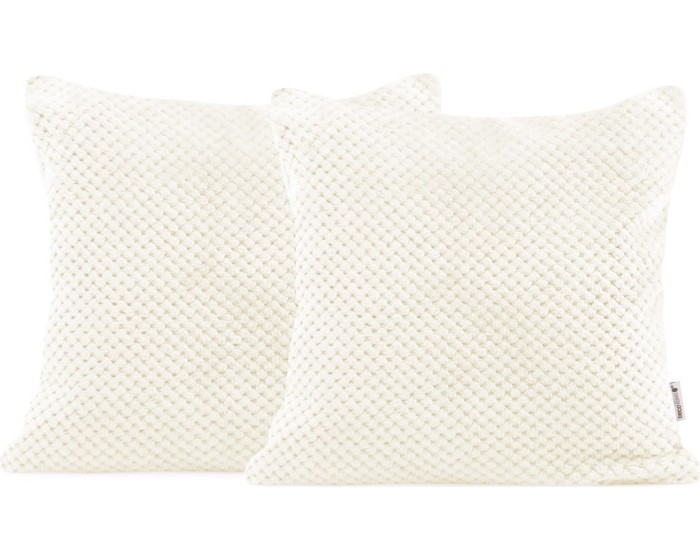 Povlaky na polštáře Decoking Xela krémové 45x45 - 2 kusy