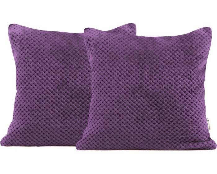 Povlak na polštář DecoKing HENRY 45x45 cm fialový