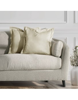 Povlaky na polštáře AmeliaHome Velvet Side krémové