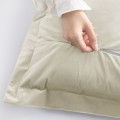 Povlaky na polštáře AmeliaHome Velvet Side krémové