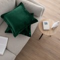 Povlaky na polštáře AmeliaHome Velvet Side Si tmavě zelené