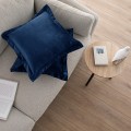 Sada 2 ks povlaků na polštáře AmeliaHome Velvet Side indigová