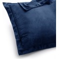 Sada 2 ks povlaků na polštáře AmeliaHome Velvet Side indigová