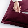 Sada 2 ks povlaků na polštáře AmeliaHome Velvet Side červená