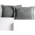 Povlaky na polštáře AmeliaHome Velvet Side Si šedé