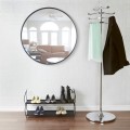 Kulaté nástěnné zrcadlo HUB 91 cm černé