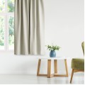 Závěs AmeliaHome Blackout s průchodkami 140x175 cm krémový