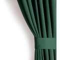 Závěs AmeliaHome Blackout s průchodkami 140x270 cm tmavě zelený