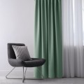 Závěs AmeliaHome Blackout s průchodkami 140x245 cm mátový