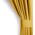 Závěs AmeliaHome Blackout s průchodkami 140x245 cm hořčicový