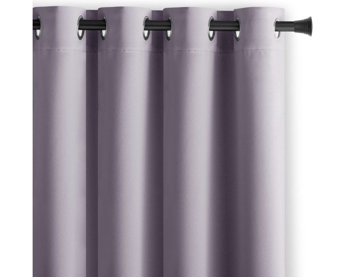 Závěs AmeliaHome Blackout s průchodkami 140x175 cm růžový