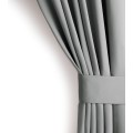Závěs AmeliaHome Blackout s průchodkami 140x175 cm stříbrný